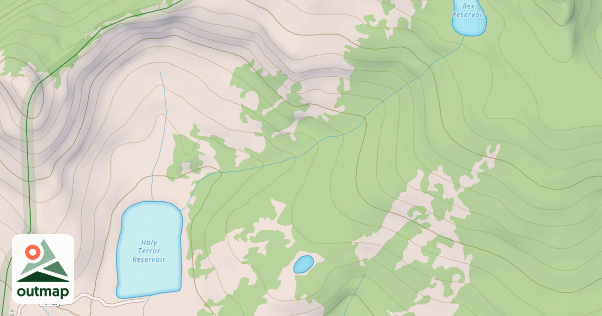 Map of USFS Motor Vehicle Use Map Trails 4697