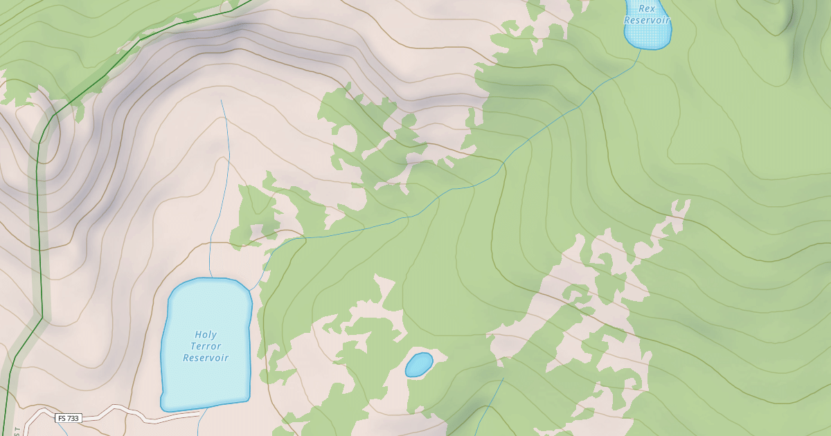Map preview of USFS Motor Vehicle Use Map Trails 4697