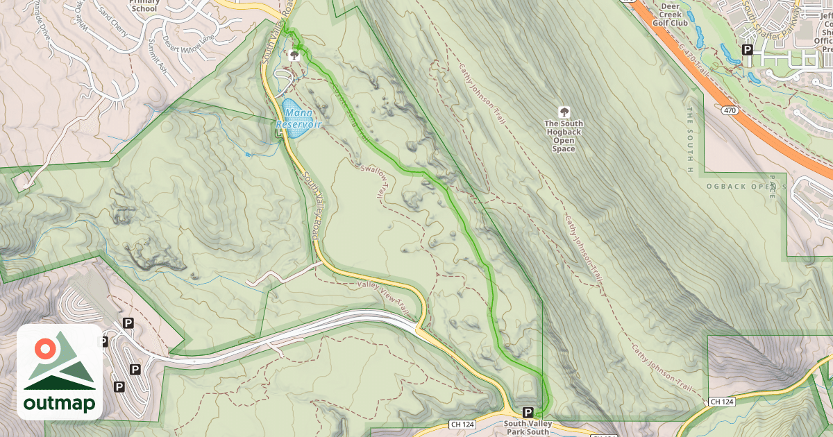 Map of Coyote Song Trail