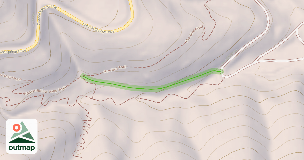 Map of Spin Grin Trail