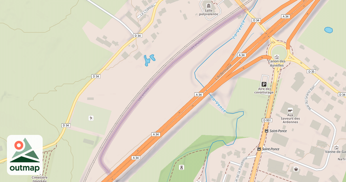 Map of Les enclos