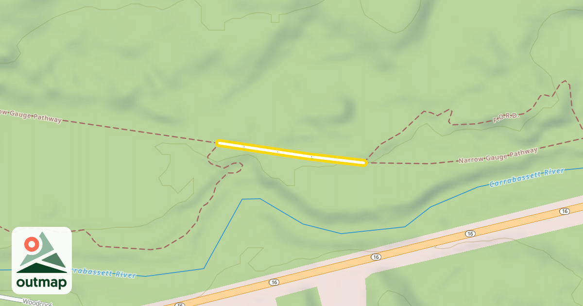 Map of Narrow Gauge Pathway