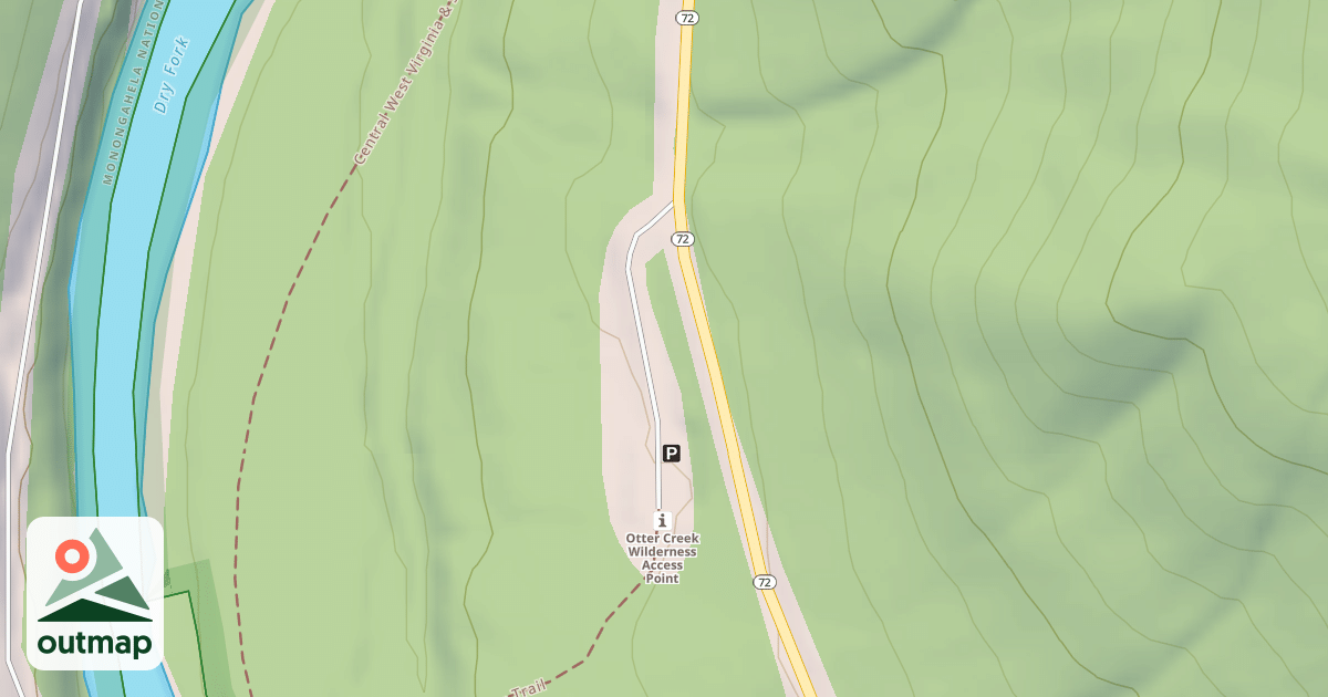 Map of OTTER CK TR. PK.