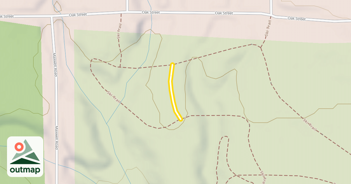 Map of Ski Trail