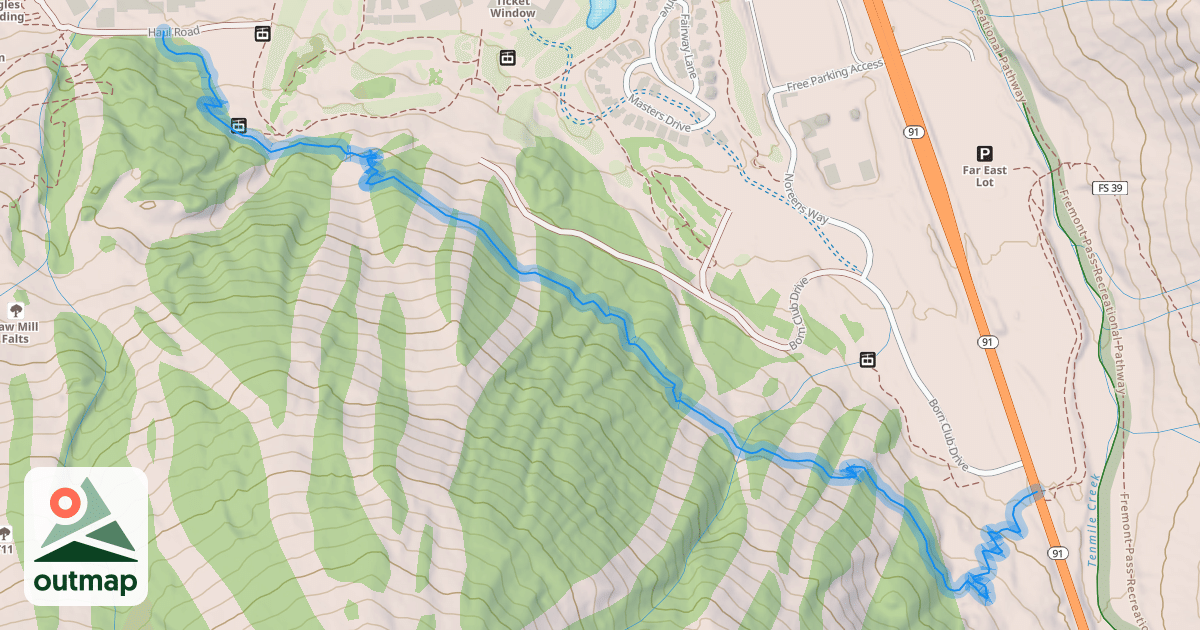 Map of Colorado Trail (Segment 8)