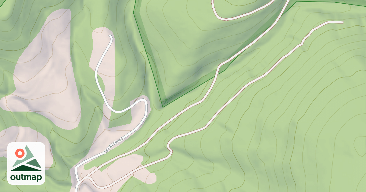 Map of MOZARK KNOB S.