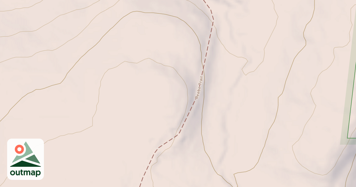 Map of Beebe Trail