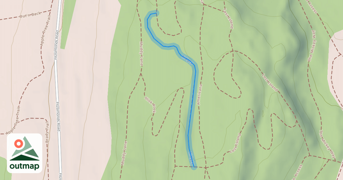 Map of Ridgey