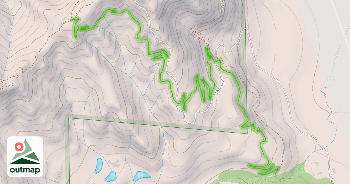 Map of Incline Trail