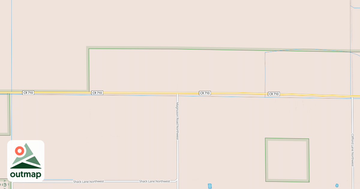 Map of Fourtown-Grygla Trail System