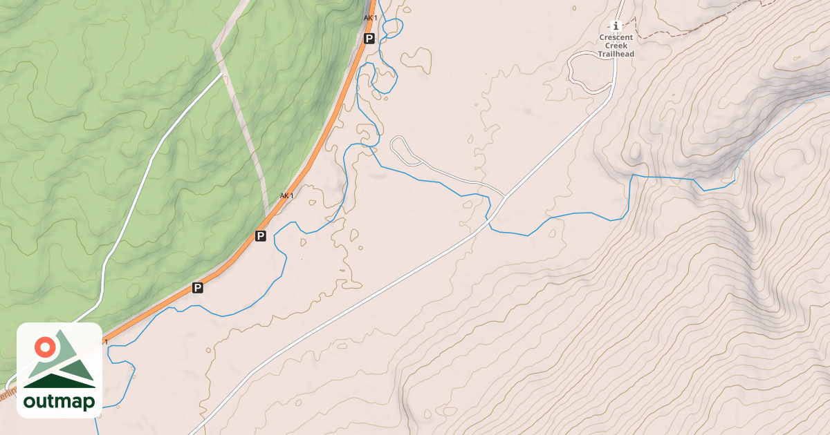 Map of QUARTZ CREEK RD