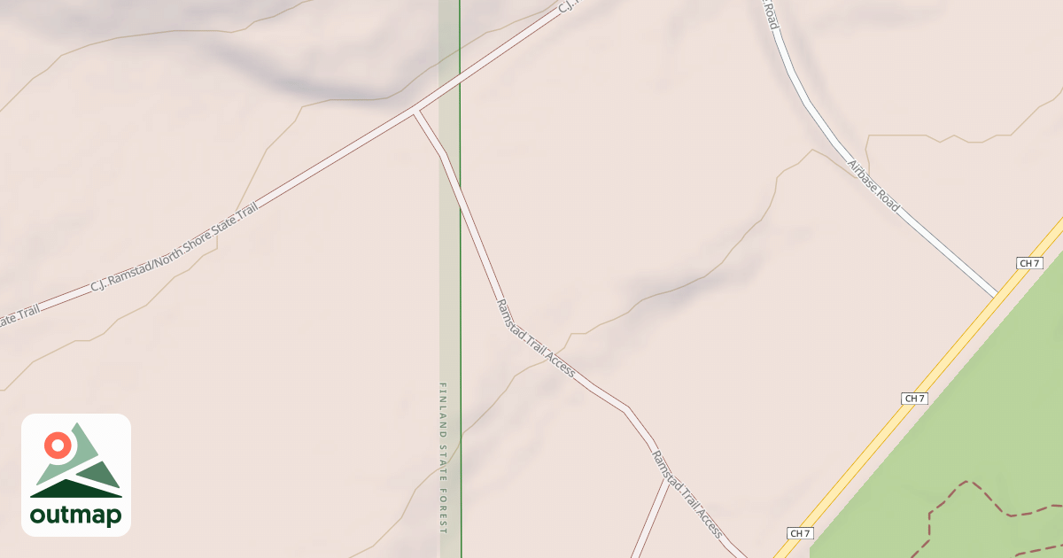 Map of Moose Run Trail