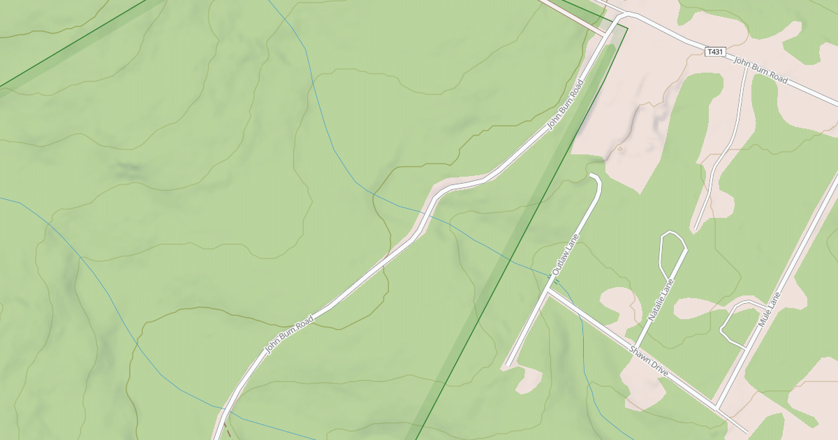 Map preview of Rothrock State Forest Trough Creek Snowmobile Trails