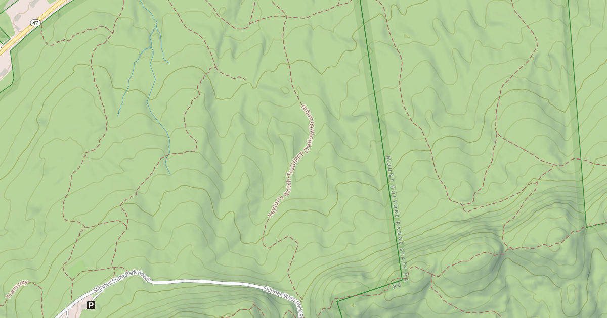 Map preview of Taylors Notch Trail