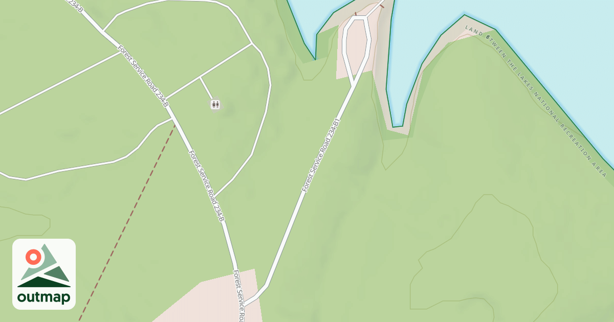 Map of P.C. AREA B FISH PIER/RAMP