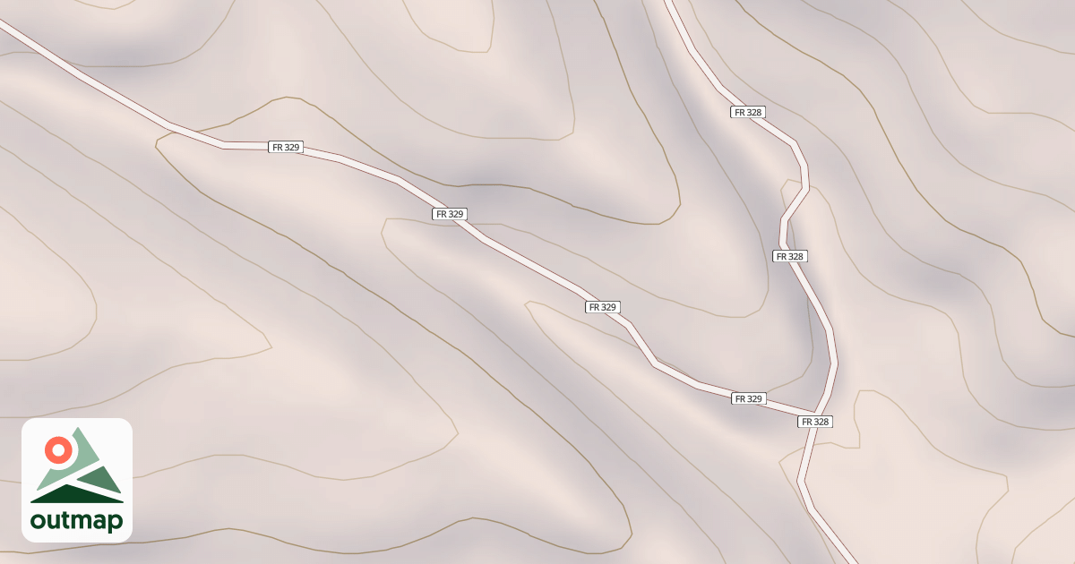 Map of SNYDER DRAW SPUR