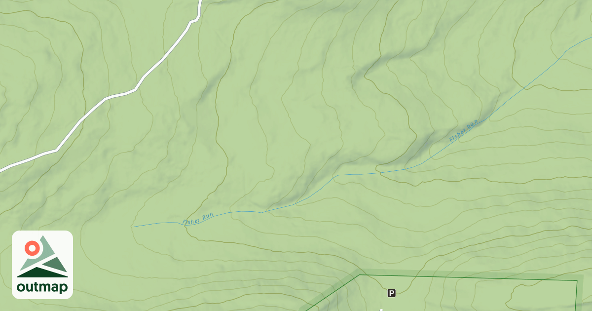 Map of Fisher Run