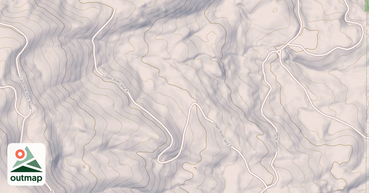 Map of LOGAN SPUR A