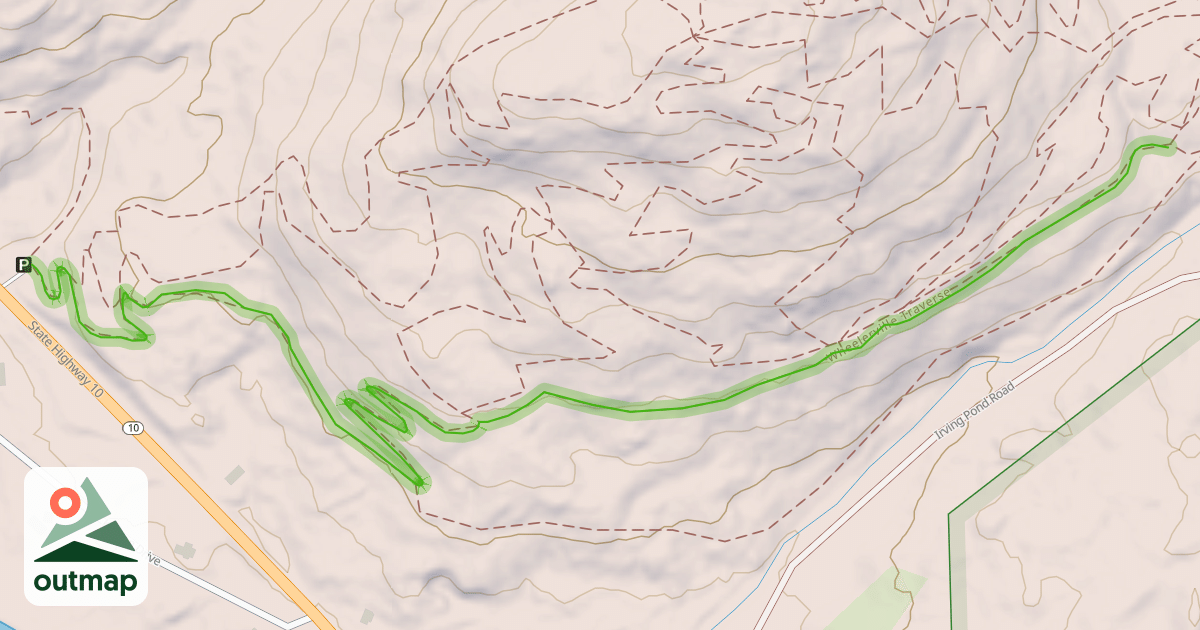 Map of Wheelerville Traverse