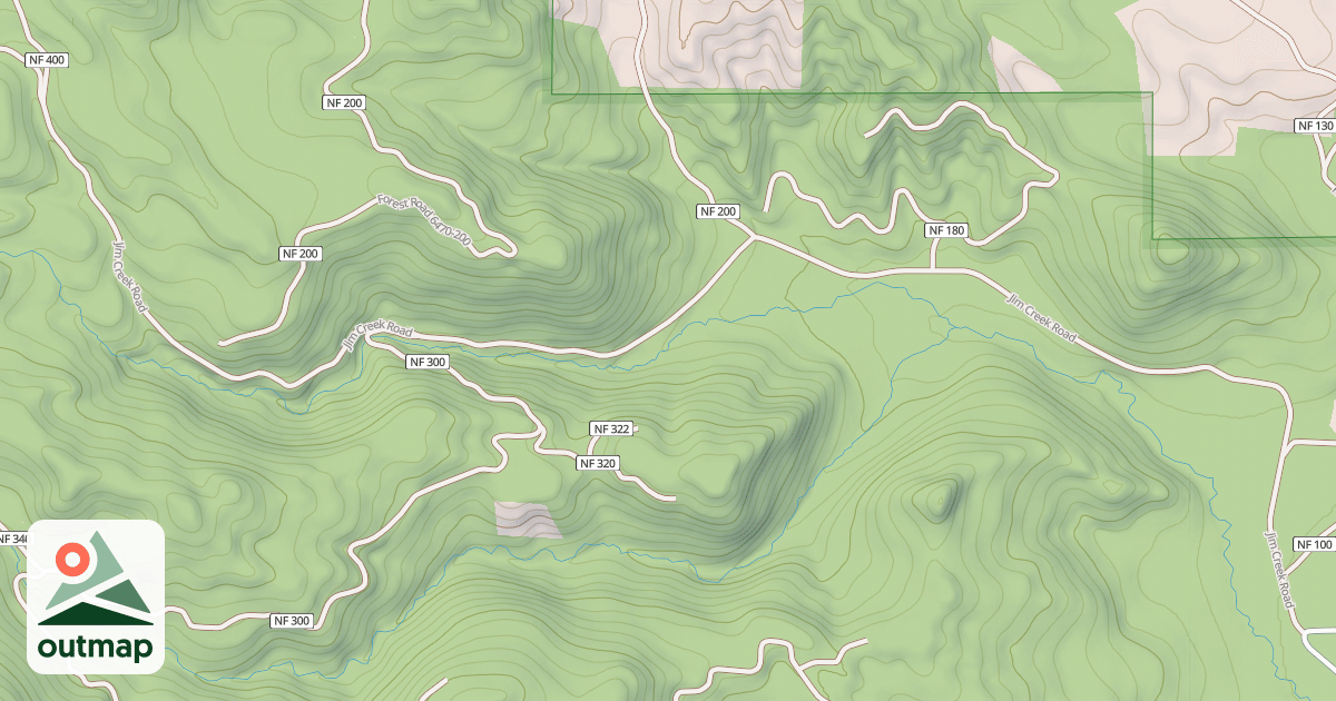 Map of JIM CREEK