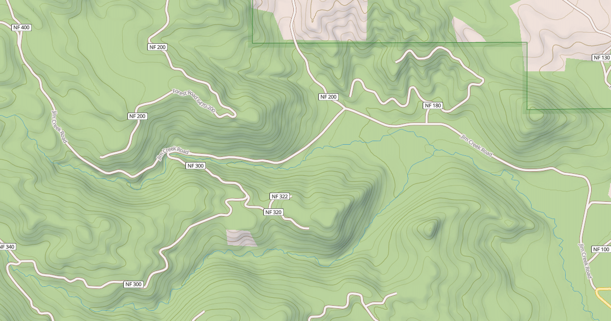 Map preview of JIM CREEK