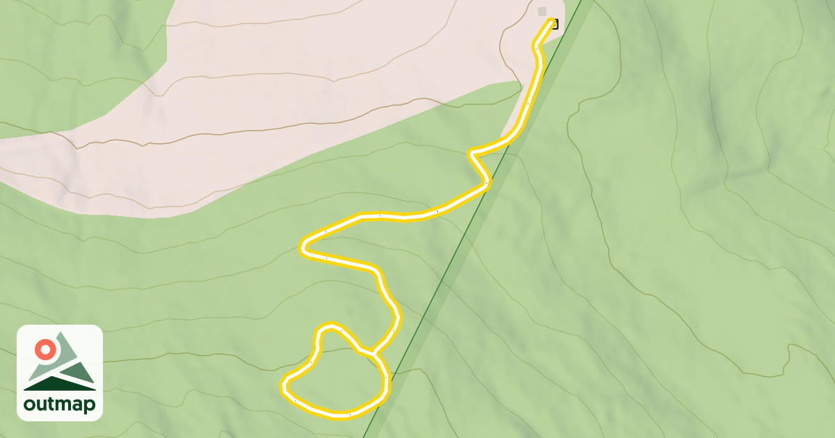 Map of Mount Stickney High Country Loop