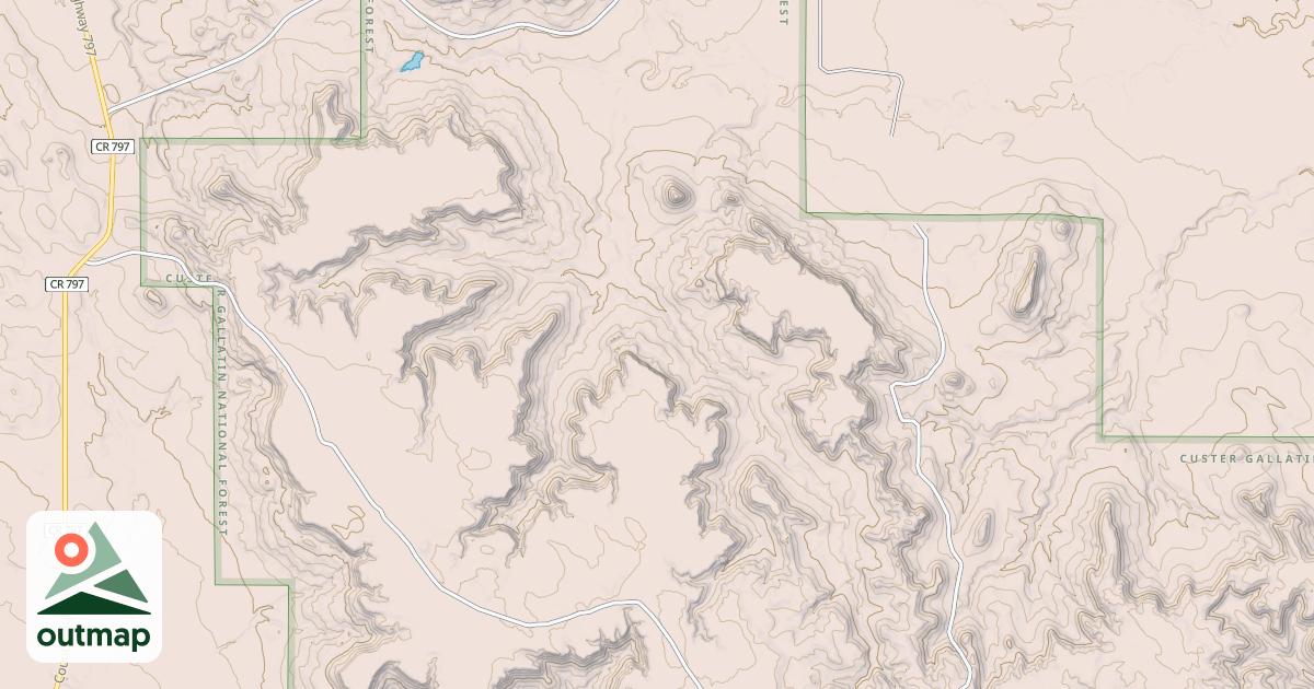 Map of Peterson Canyon