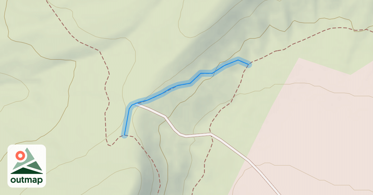 Map of Jack Rabbit Trail