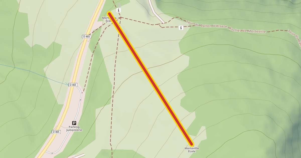 Map preview of Morteville École