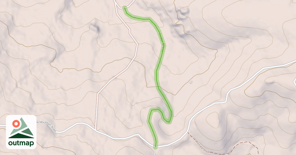 Map of Cedar Grove