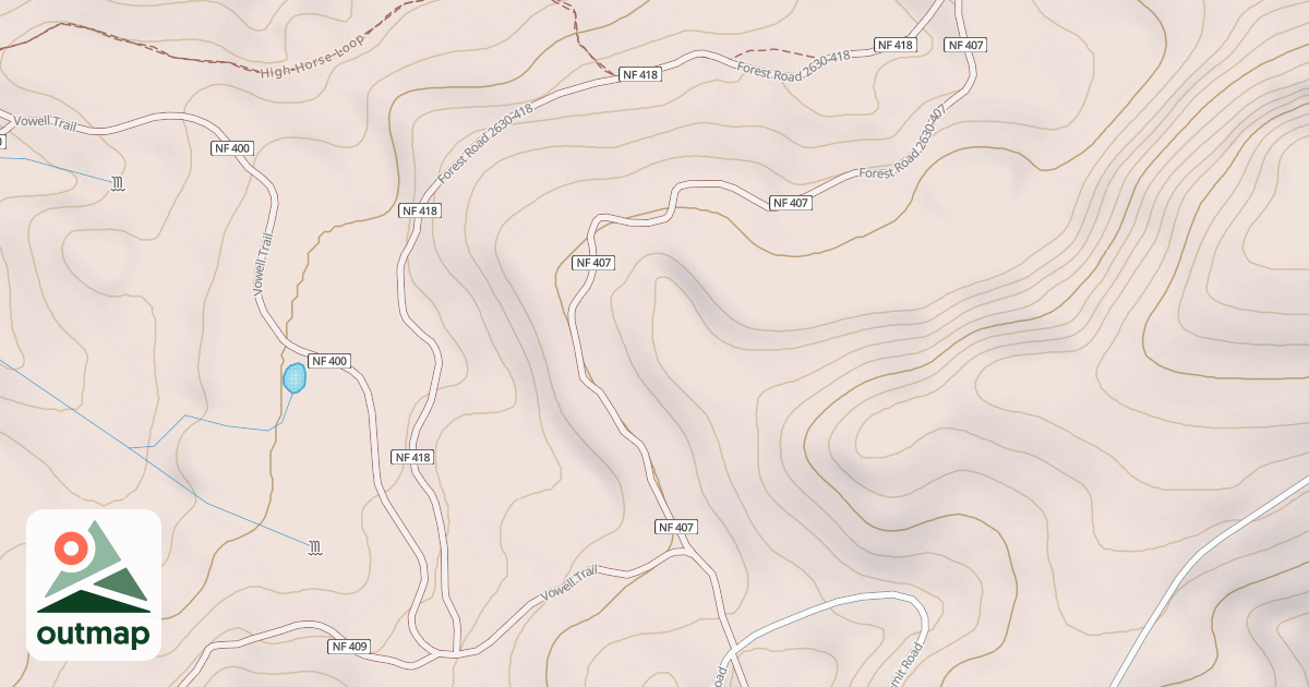 Map of USFS Motor Vehicle Use Map Roads {9A685809-0FF8-468F-A7D1-78347602E4A2}