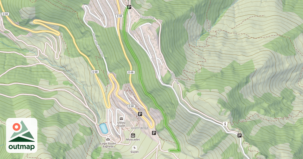 Map of Liaison Guzet
