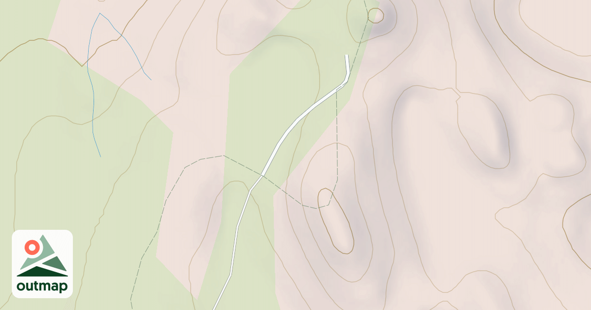 Map of N. KAUFMAN RIDGE SPUR