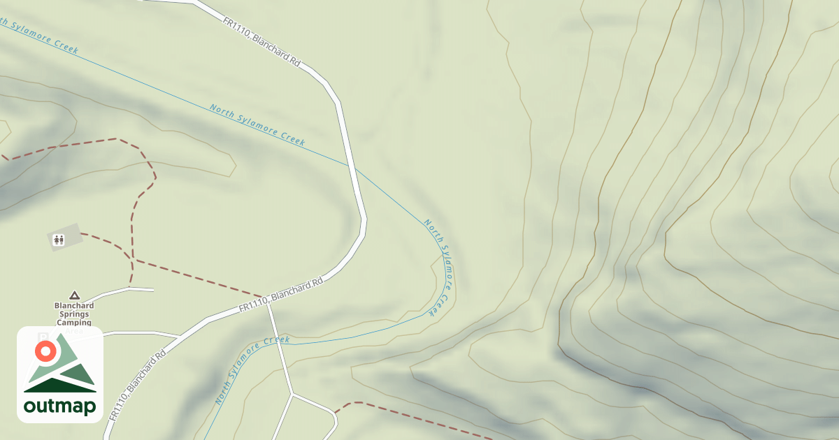 Map of JACKS BRANCH C.G.