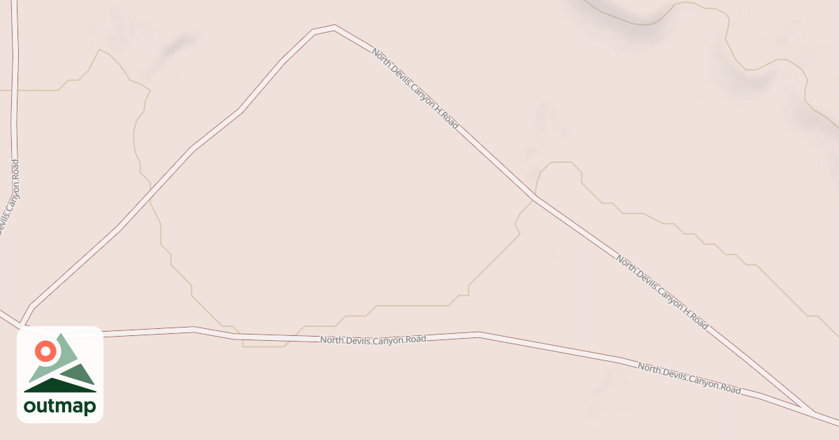 Map of NORTH DEVILS CANYON H