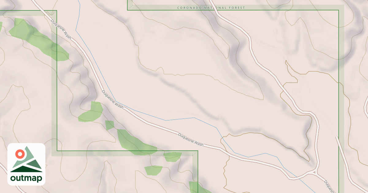 Map of DUQUESNE WASH