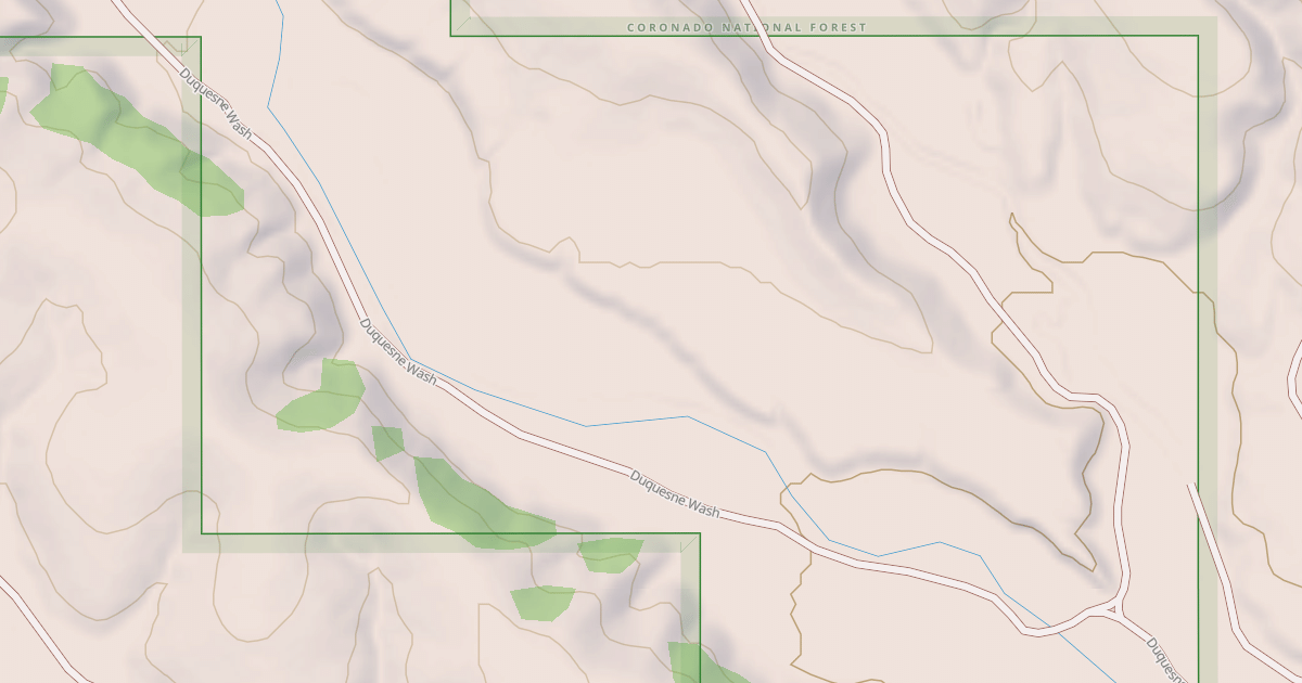 Map preview of DUQUESNE WASH