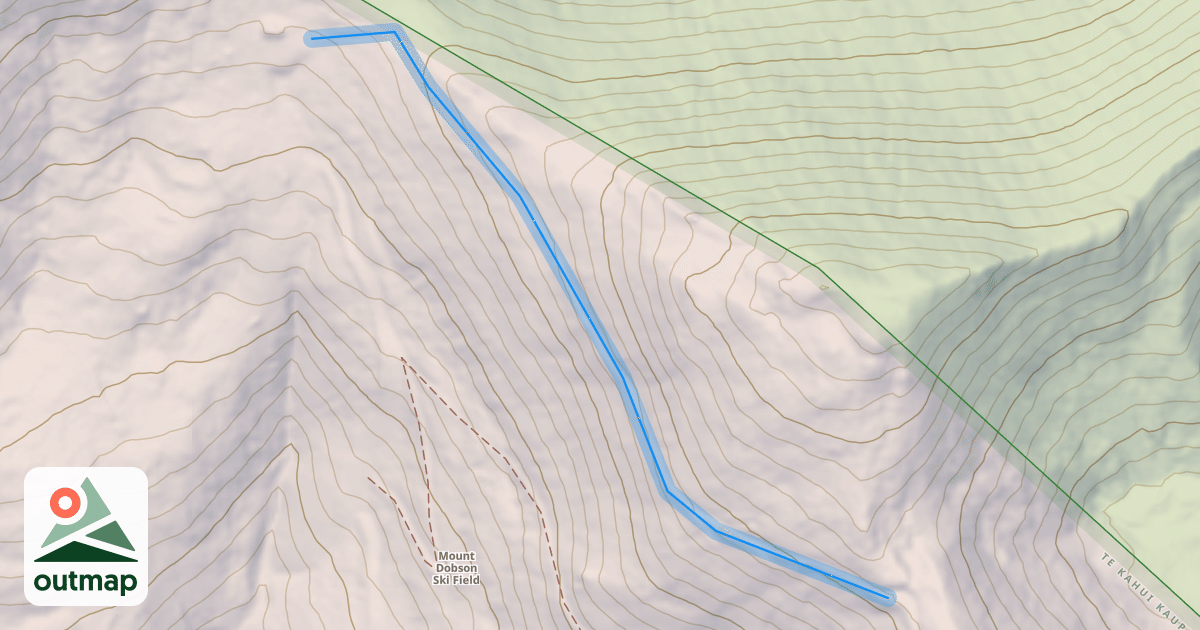 Map of West Trail