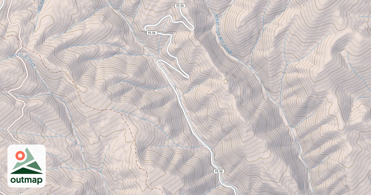 Map of MILL CREEK