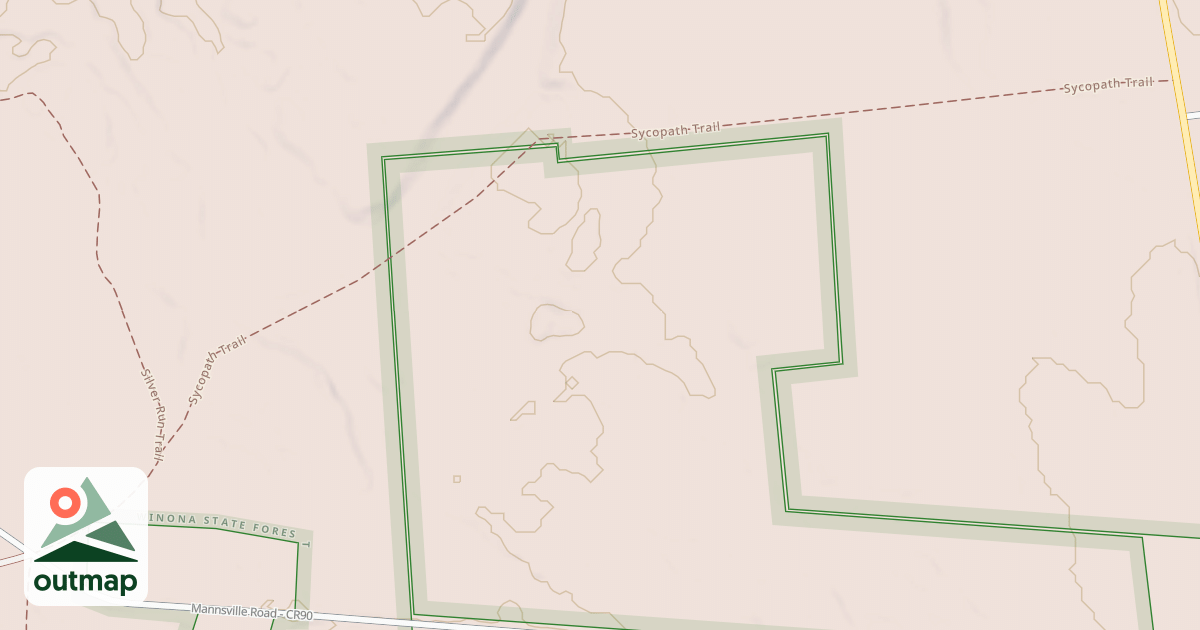 Map of Sycopath Trail