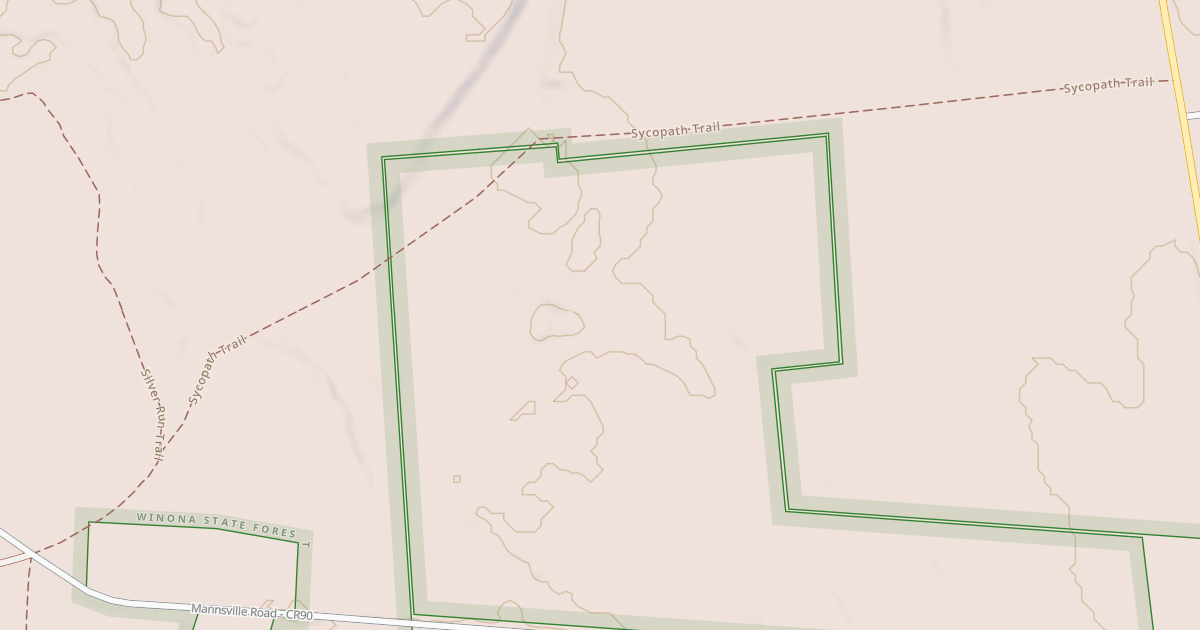 Map preview of Sycopath Trail