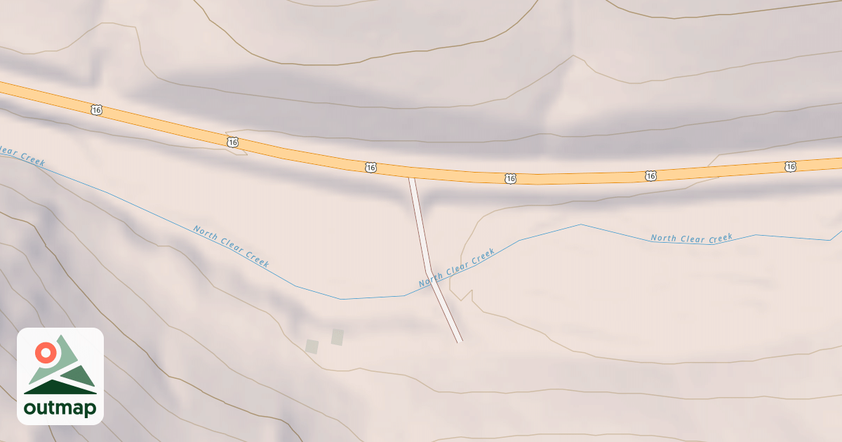 Map of N. CLEAR CRK. LOT 2