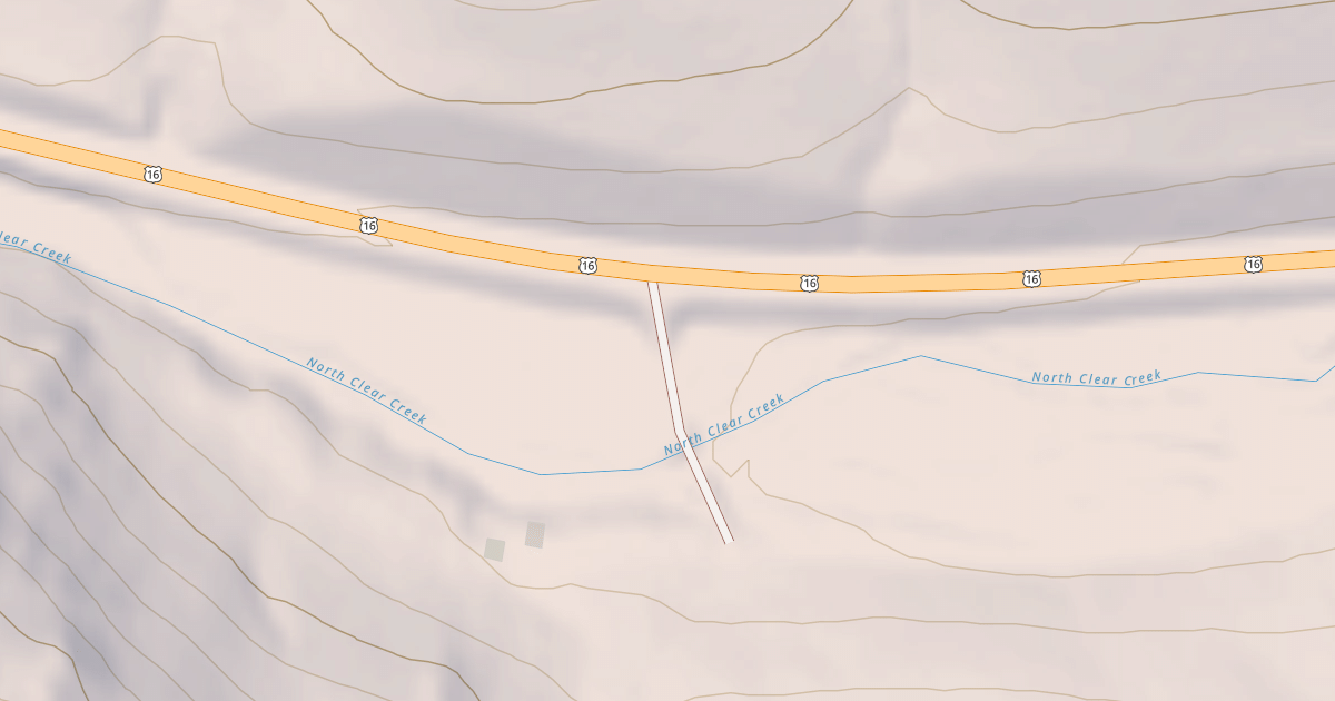 Map preview of N. CLEAR CRK. LOT 2