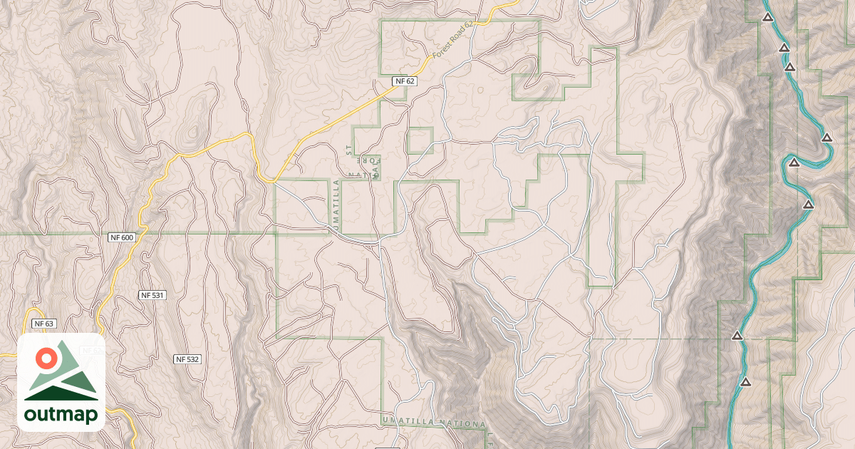 Map of PALMER JUNCTION