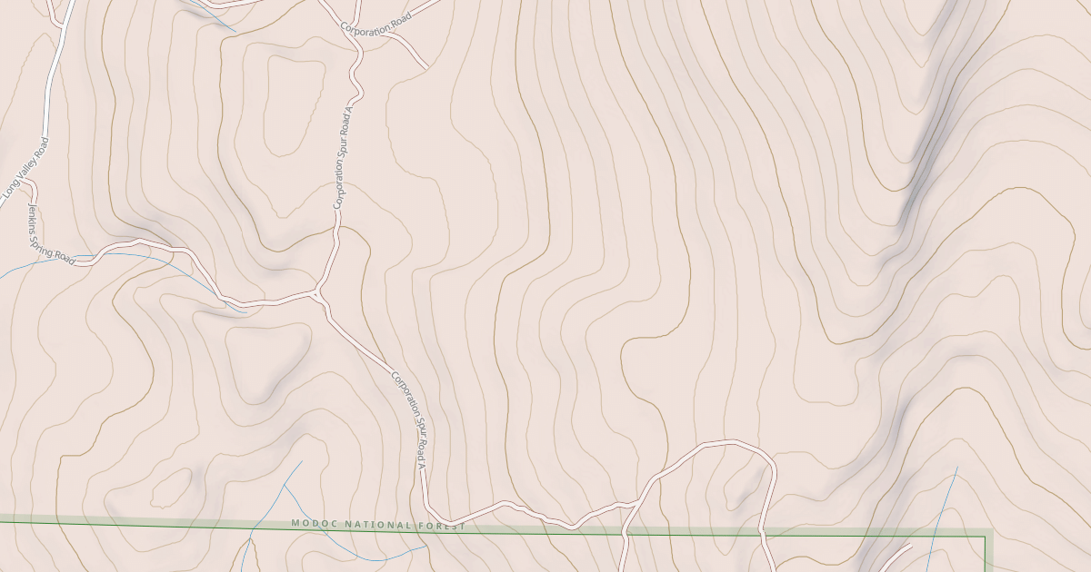 Map preview of CORPORATION SPUR