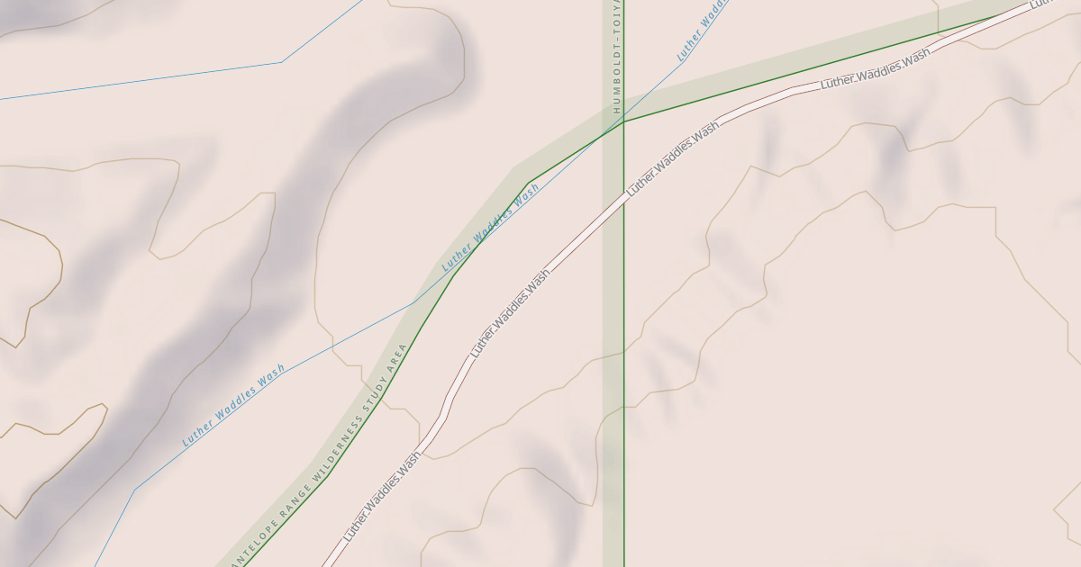 Map preview of LUTHER WADDLES WASH ROAD