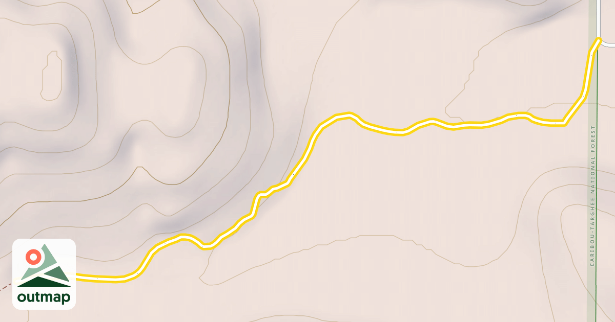 Map of Mahogany Creek ID