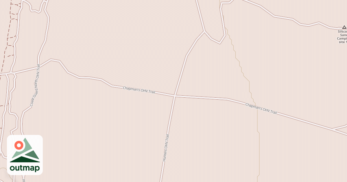Map of Chapmans Ohv Trail