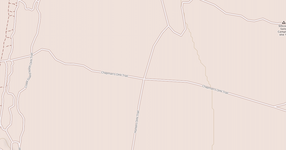 Map preview of Chapmans Ohv Trail