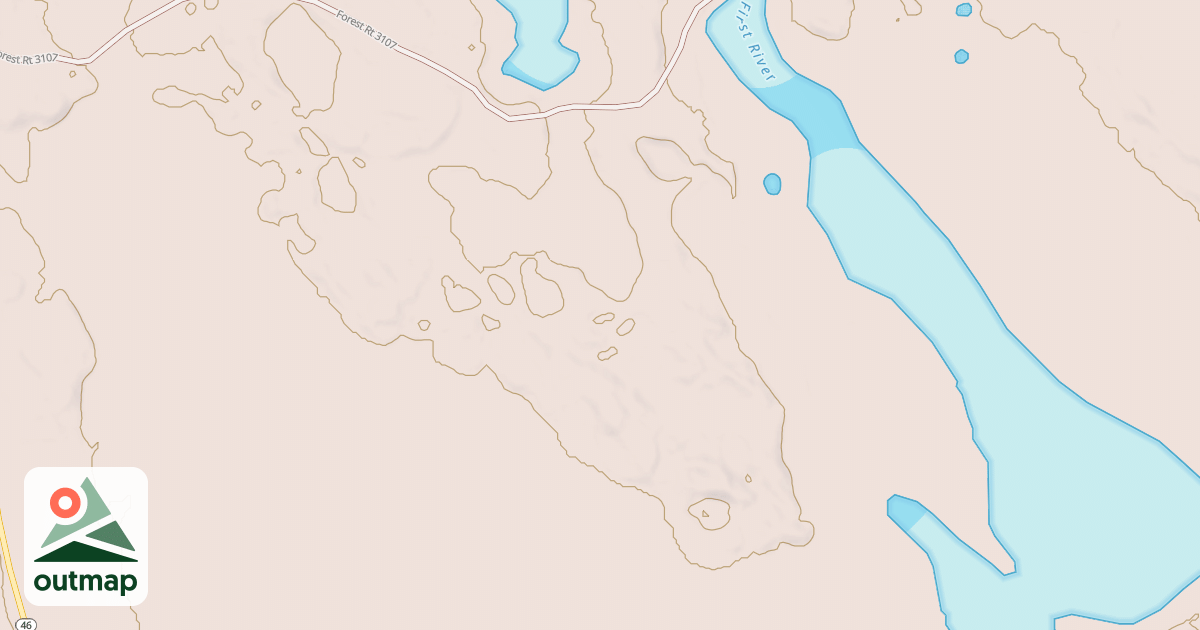 Map of FR 3107 SPUR A